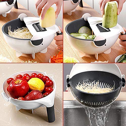 7-in-1 Multi-Function Vegetable Cutter & Strainer