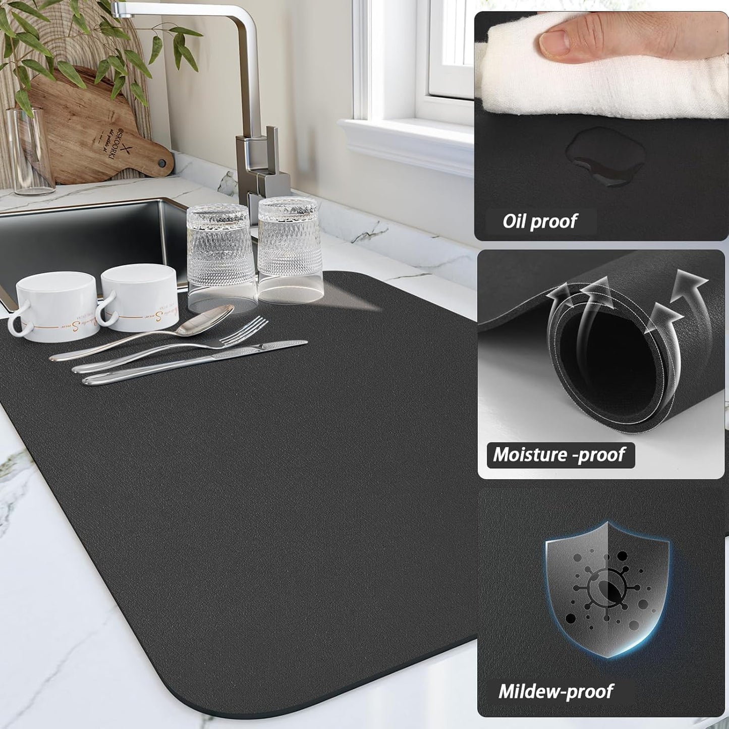 Lightweight & Washable Quick-Drying Mats