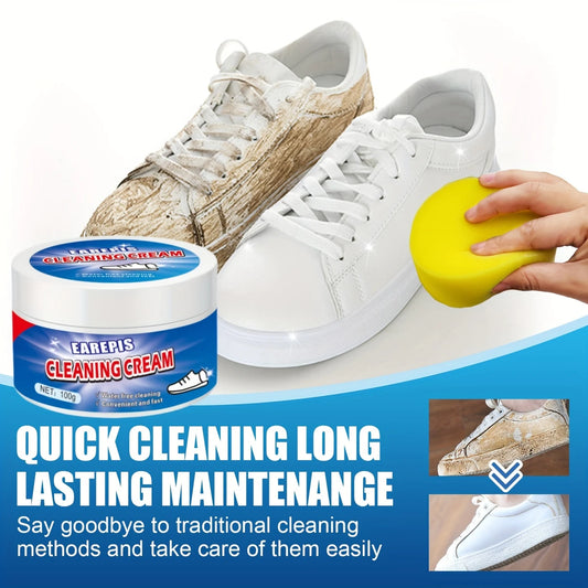 Multipurpose Whitening Cleaning Cream with Sponge
