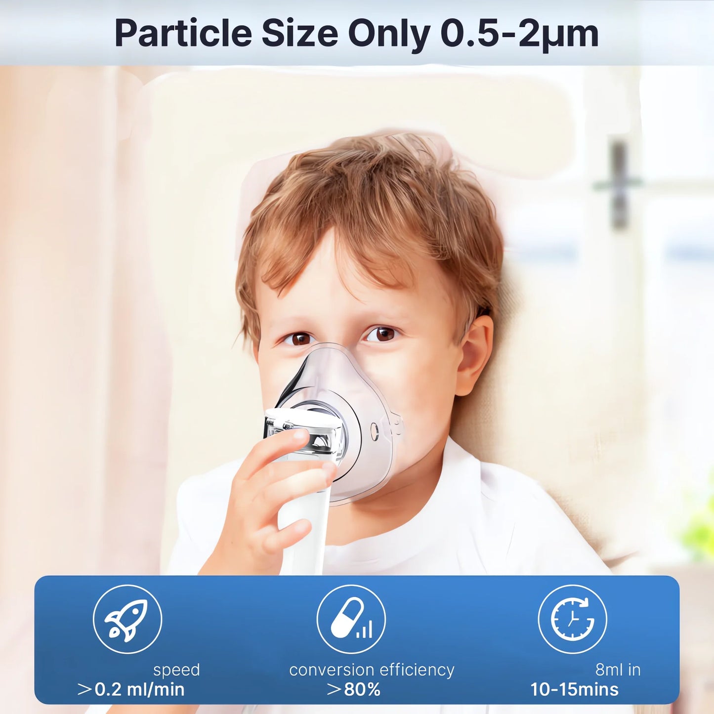 Portable Mesh Nebulizer for Kids & Adults