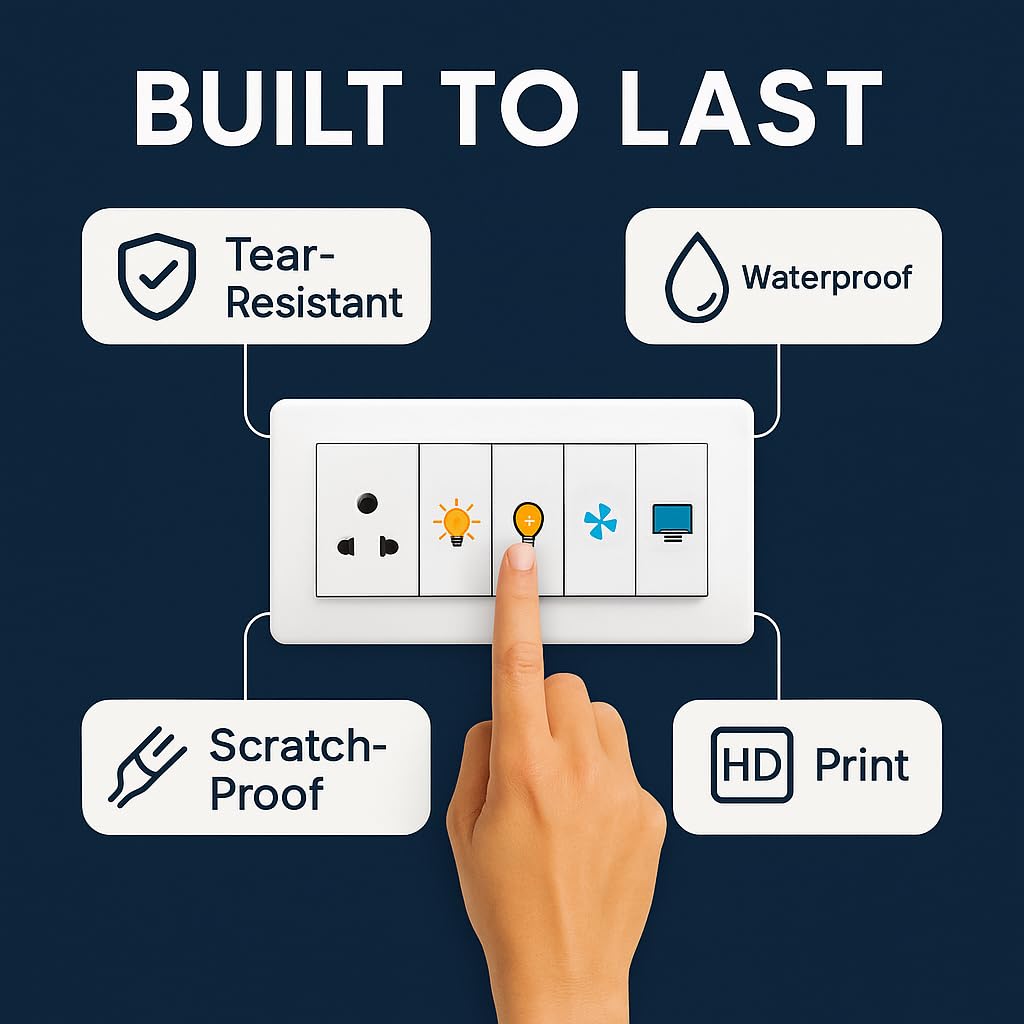 Gold Switch Stickers