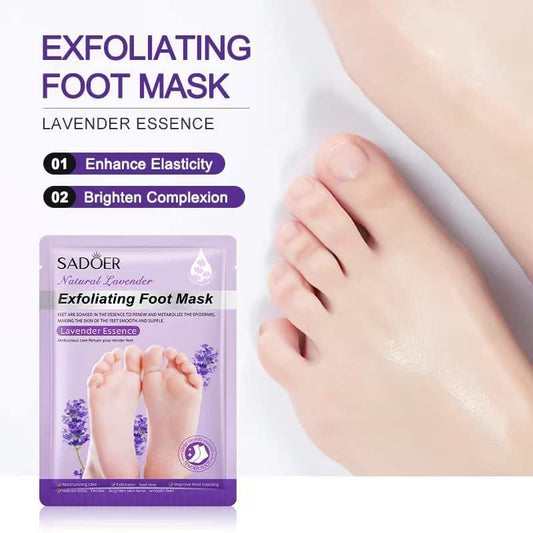 Foot Peeling Mask Dead Skin remover ( N0 pain & For All Skin Type )