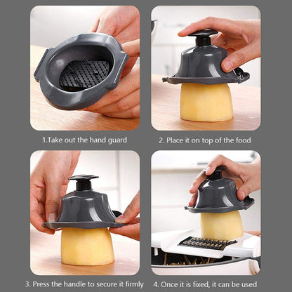 7-in-1 Multi-Function Vegetable Cutter & Strainer