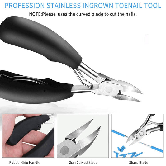Nail Clipper, Pedicure Clippers Toe Nail Cutter for Men & Women