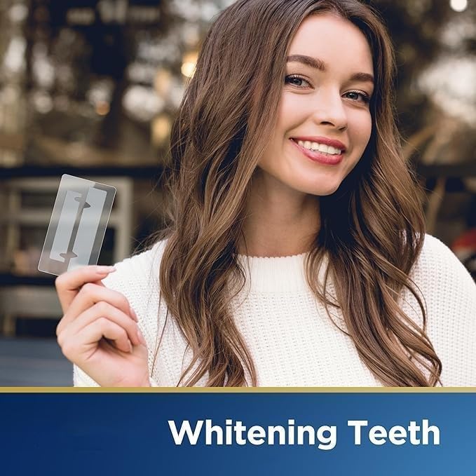 Teeth Whitening Strips– Dentist-Approved, Removes Coffee, Tea & Smoking Stains, Safe for Sensitive Teeth (14 PCS / 7 Pairs)