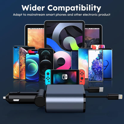 120 W Retractable Car Charger