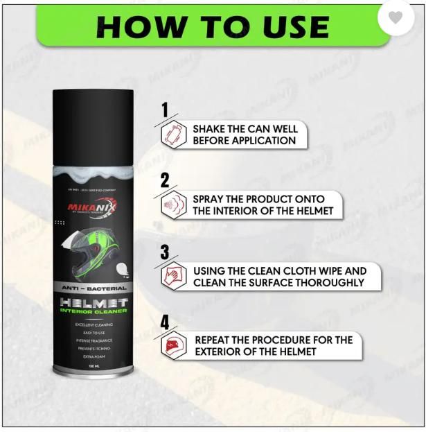 Helmet Foam Cleaner Spray