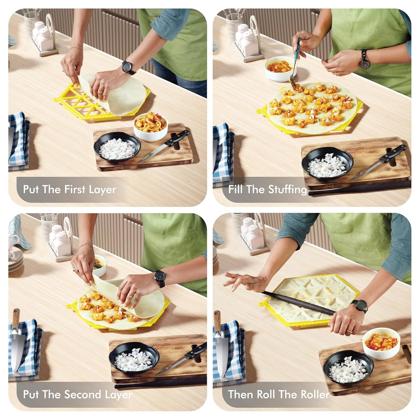 Samosa Maker Non-Stick Fast & Easy Samosa Press