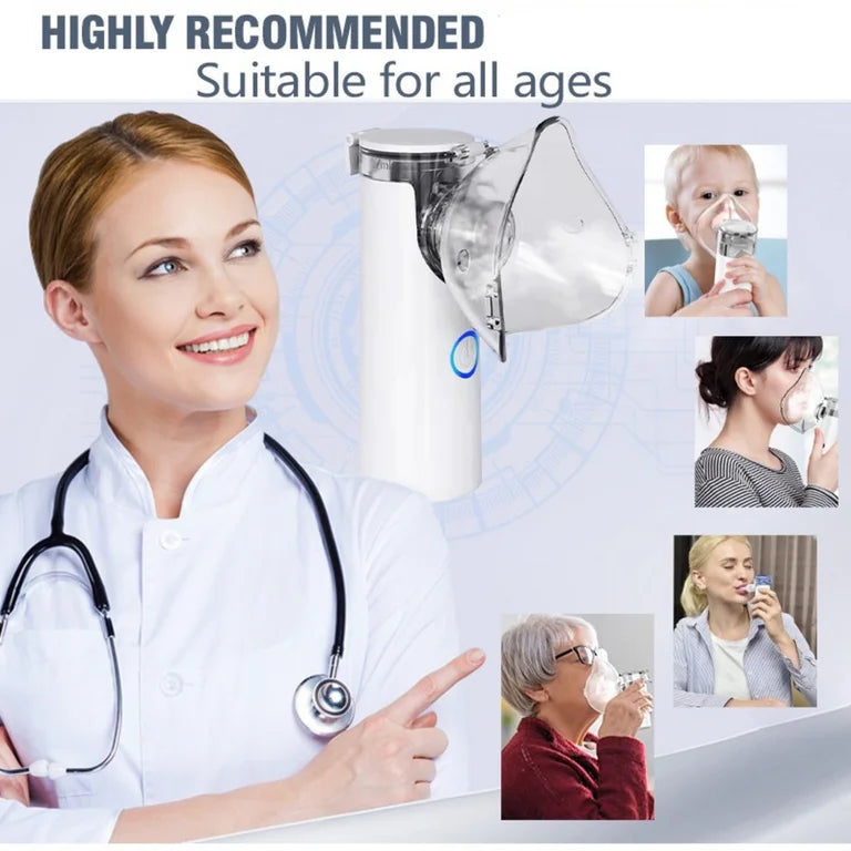 Portable Mesh Nebulizer for Kids & Adults