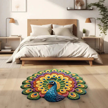 Non-Slip Peacock Mat (Pack of 2)